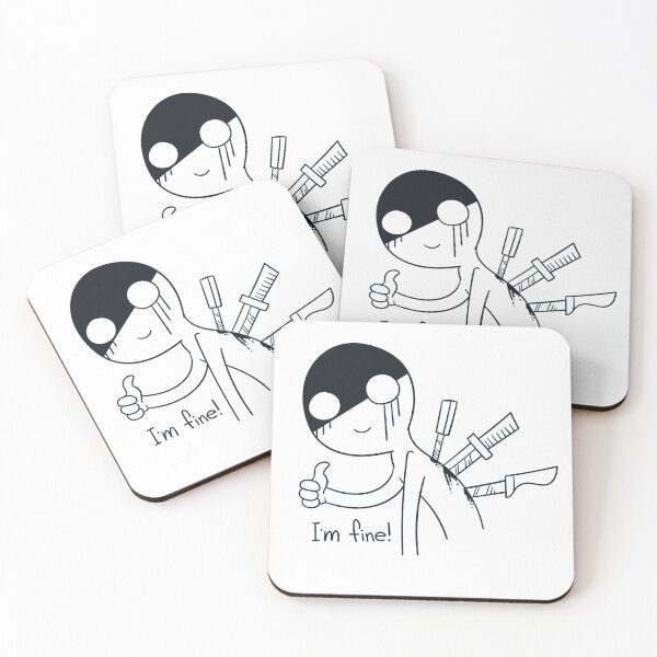 Item preview, I'm fine Funny Depression Backstab designed and sold by Original Cheddar.