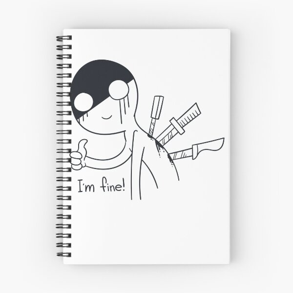 Item preview, I'm fine Funny Depression Backstab designed and sold by Original Cheddar.