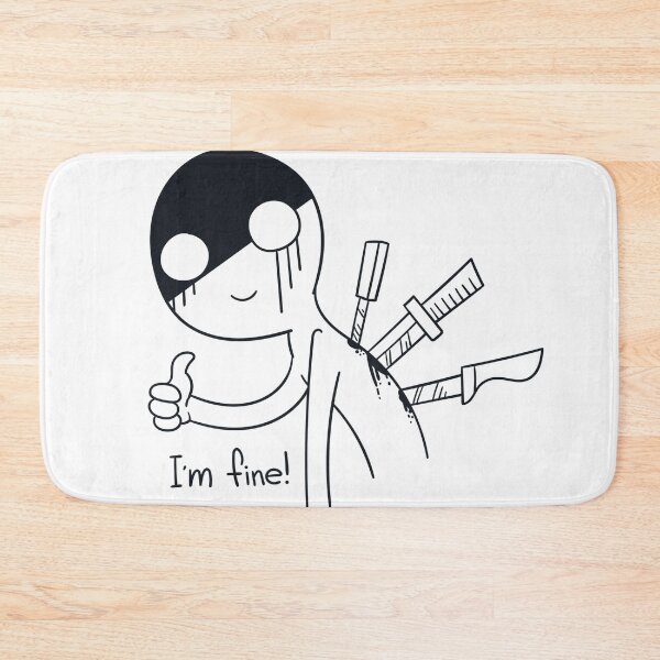 Item preview, I'm fine Funny Depression Backstab designed and sold by Original Cheddar.