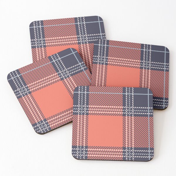 Item preview, Blue Coral Plaid designed and sold by oppositedge.
