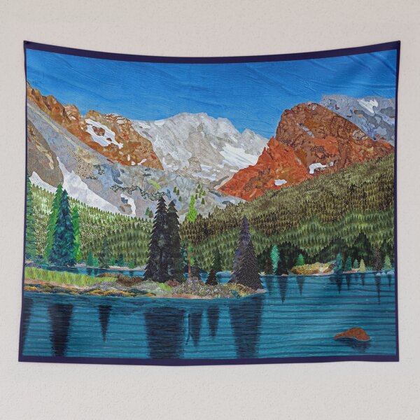 Item preview, Summer Lake at Treeline designed and sold by Annette Kennedy.