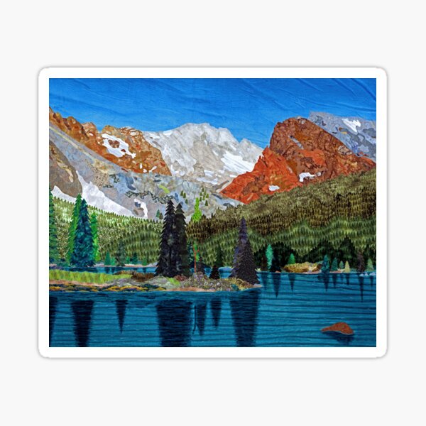 Item preview, Summer Lake at Treeline designed and sold by Annette Kennedy.