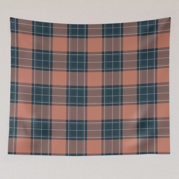 Item preview, Teal Coral Plaid designed and sold by oppositedge.
