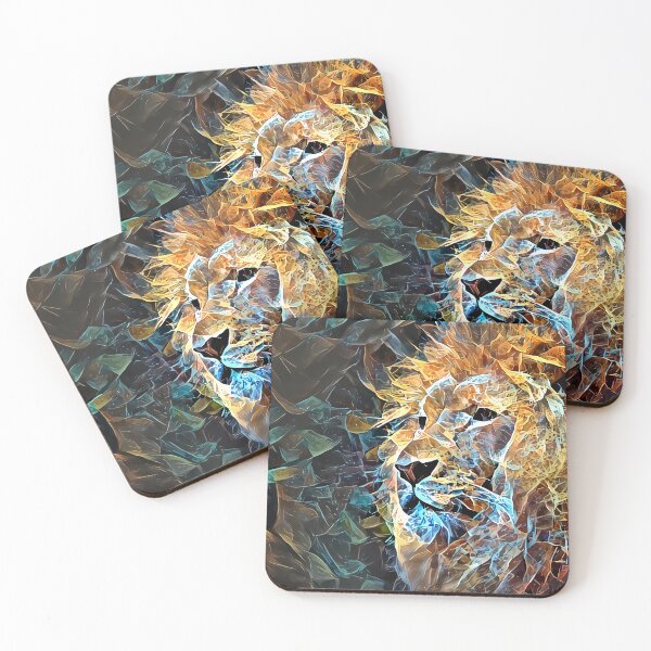 Item preview, cubic lion designed and sold by watwateroo.