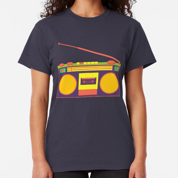 boombox - old cassette - Devices Classic T-Shirt