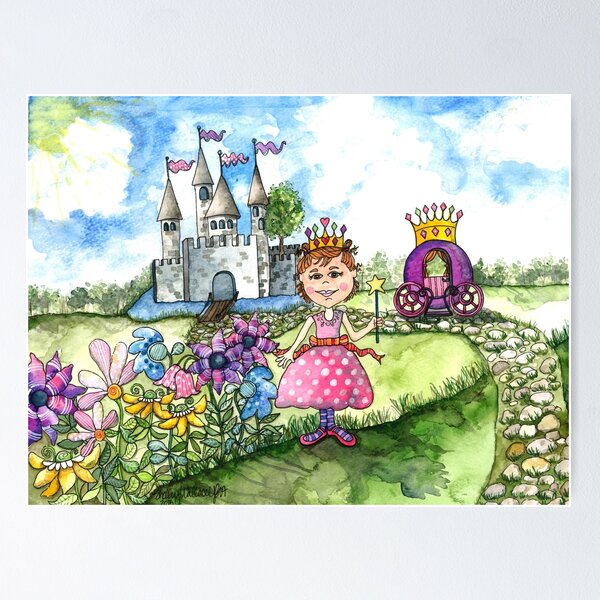 Item preview, The Polka Dot Princess designed and sold by ShelleyYlstArt.