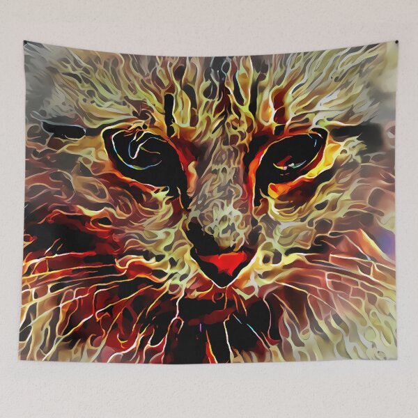 Item preview, fire cat designed and sold by watwateroo.