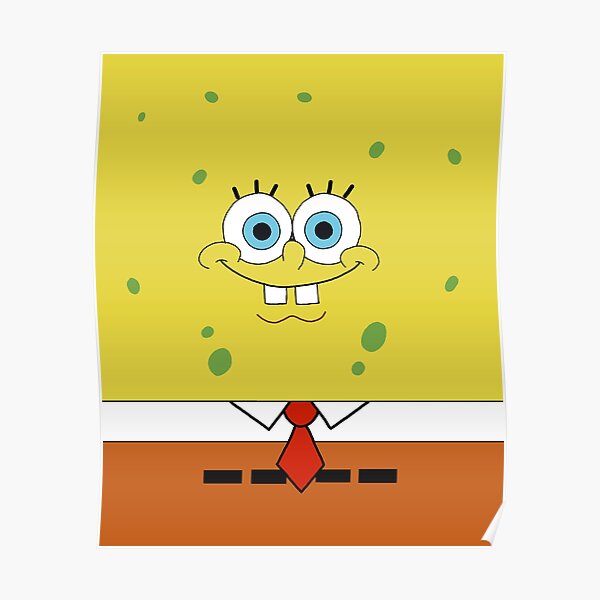 Spongebob Squarepants Poster For Sale By Katuse Redbubble 3486