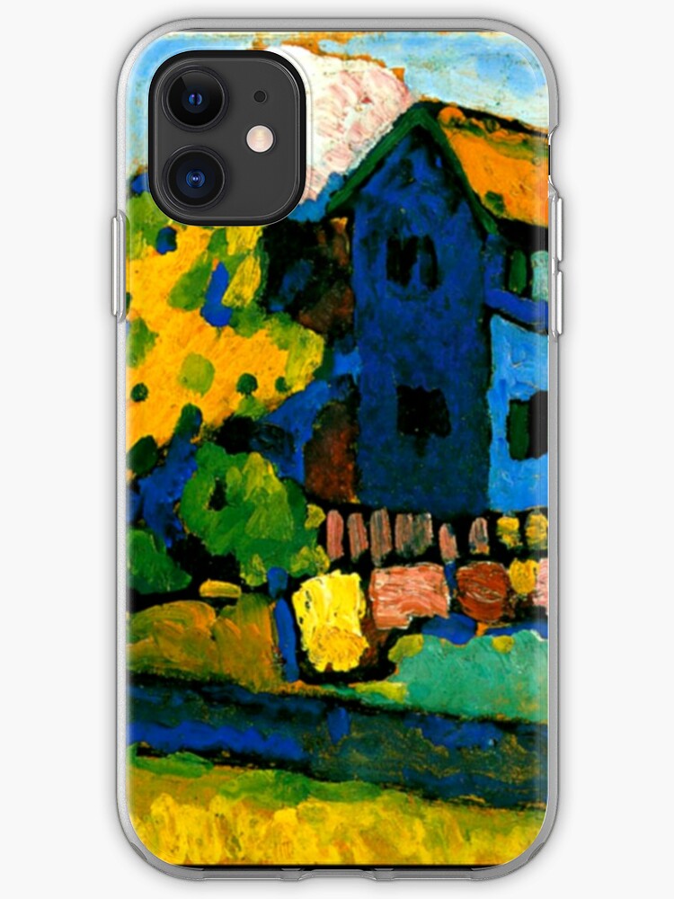 Kandinsky Blaues Haus Klein Abstract Art Iphone Case Cover By Virginia50 Redbubble