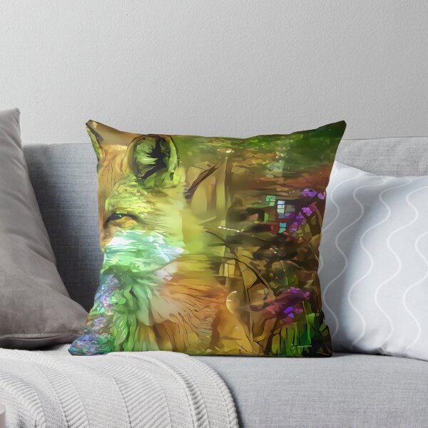 Item preview, colorful fox designed and sold by watwateroo.