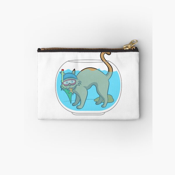 Item preview,  DIVING CAT AND THE POOR GOLDFISH designed and sold by Dwarf-Monkey.