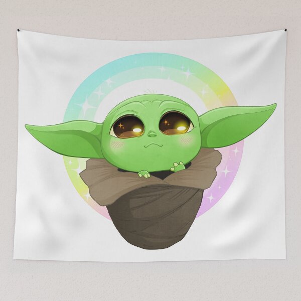 Item preview, Baby Yoddle (Rainbow Sparkle Cuteness) designed and sold by kickgirl.