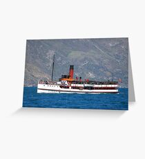 TSS Earnslaw, Queenstown Bay New Zealand Greeting Card