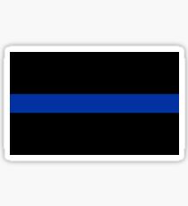 thin blue line Sticker