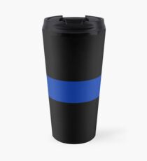 thin blue line Travel Mug