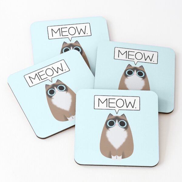 Item preview, Snowshoe Cat - MEOW. designed and sold by KTJoh.