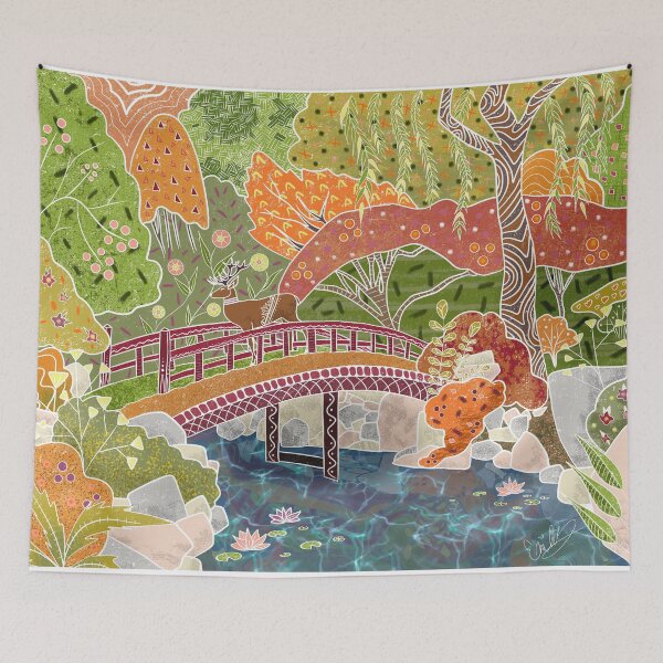 Item preview, Le Jardin Des Cerfs designed and sold by emeraldknotts.