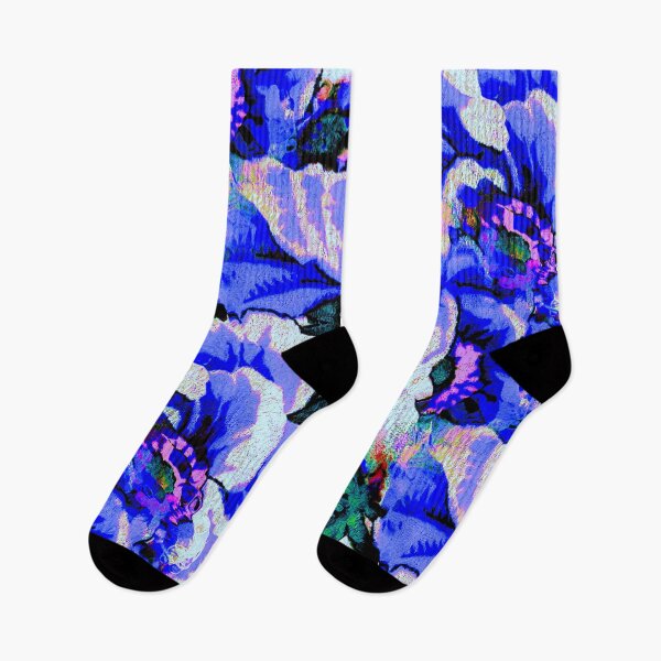Artikelvorschau, Blaue Blumen entworfen und verkauft von Natalie Holland.