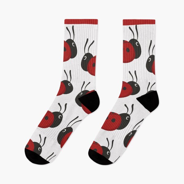 Item preview,  Cute Ladybug Pattern designed and sold by SOCKSbySBD.