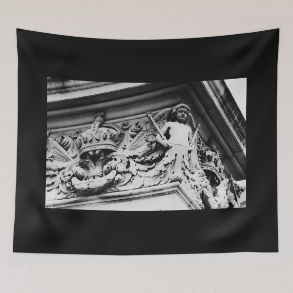 Item preview, B/W Building Decoration Crown Angel Photo by Larry Simpson designed and sold by simpson92.