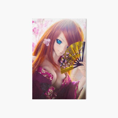 Golden fan · Yuuko Art Board Print
