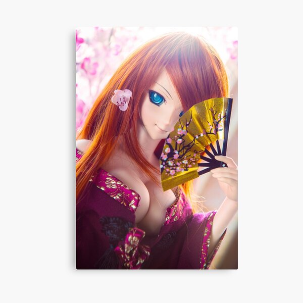 Golden fan · Yuuko Canvas Print