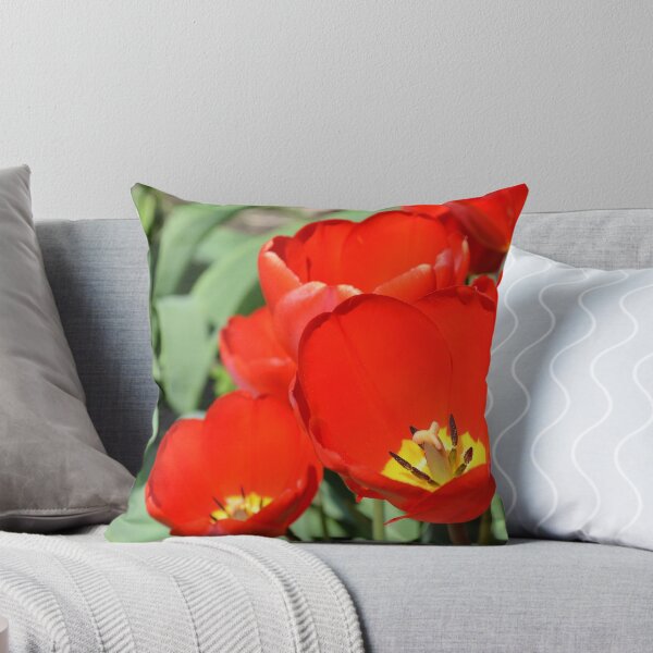 Item preview, Vivid Red Tulips designed and sold by Kathleen Brant.