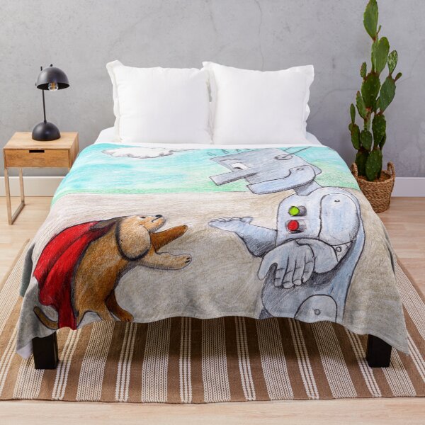 Item preview, Newtral the Robot with Turner the Dog designed and sold by RushingRiver.