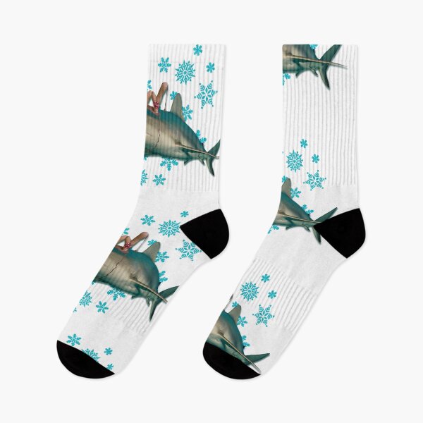 Item preview, Happy Holidays Reindeer Shark designed and sold by Caitlin Chock.