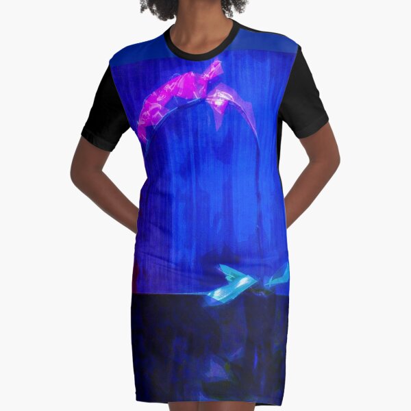 The Orchid Pot Plant  Graphic T-Shirt Dress