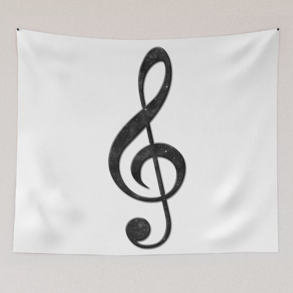 Item preview, Music Theory - Treble Clef (Chrome Design) designed and sold by Kamurata.