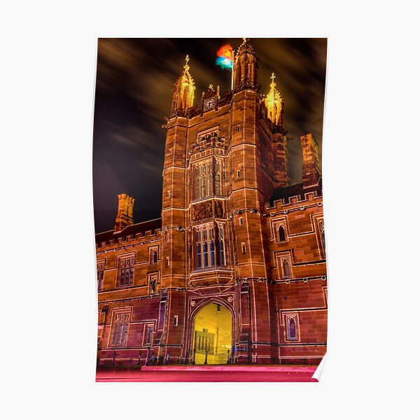 University of Sydney during Vivid Sydney 2014 Poster
