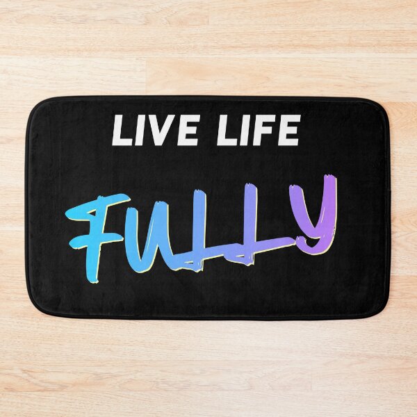 Item preview, Live Life Fully Quote designed and sold by MotivationFlow.