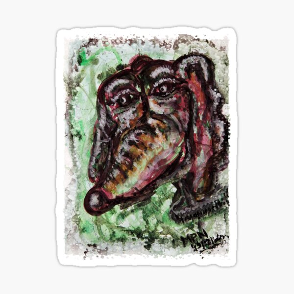 Homage to X-Calibur - A Fine Dachshound Sticker
