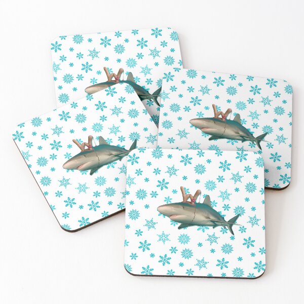 Item preview, Holiday Shark Snowflake Sharkmas designed and sold by Caitlin Chock.