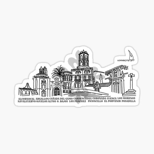 Fuenteobejuna Skyline Sticker