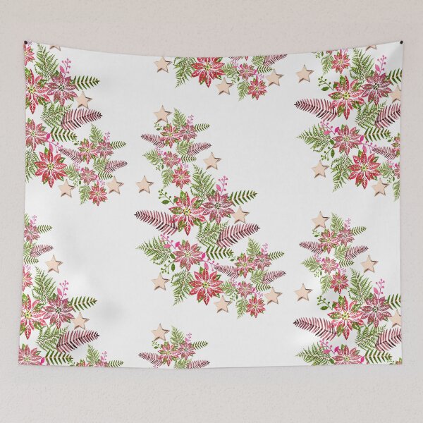 Item preview, Poinsettia Flowers,Ferns designed and sold by aldona.