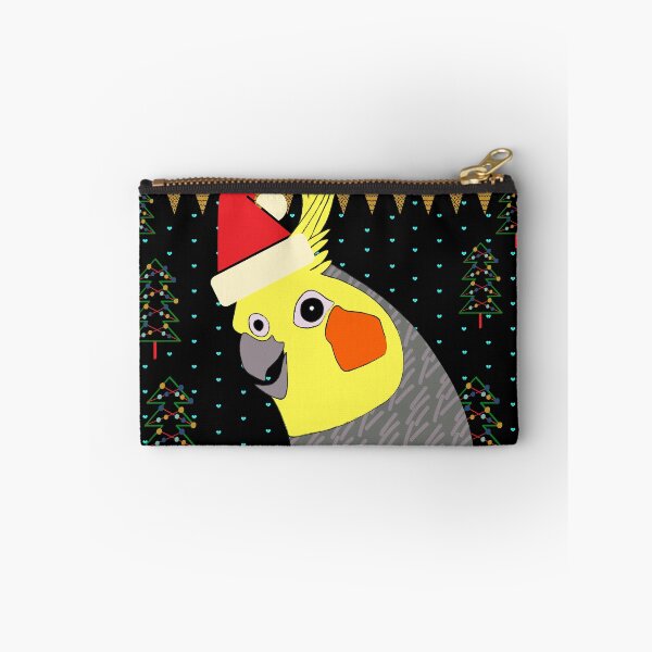 Aperçu de l'œuvre Pull de Noël laid perroquet calopsitte créée et vendue par okpinsPets.
