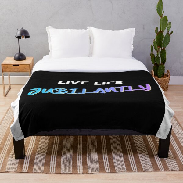 Item preview, Live Live Jubilantly Quote designed and sold by MotivationFlow.