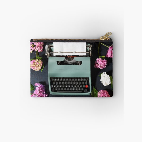 Item preview, Vintage typewriter with hydrangea flowers designed and sold by Anna Khomulo.