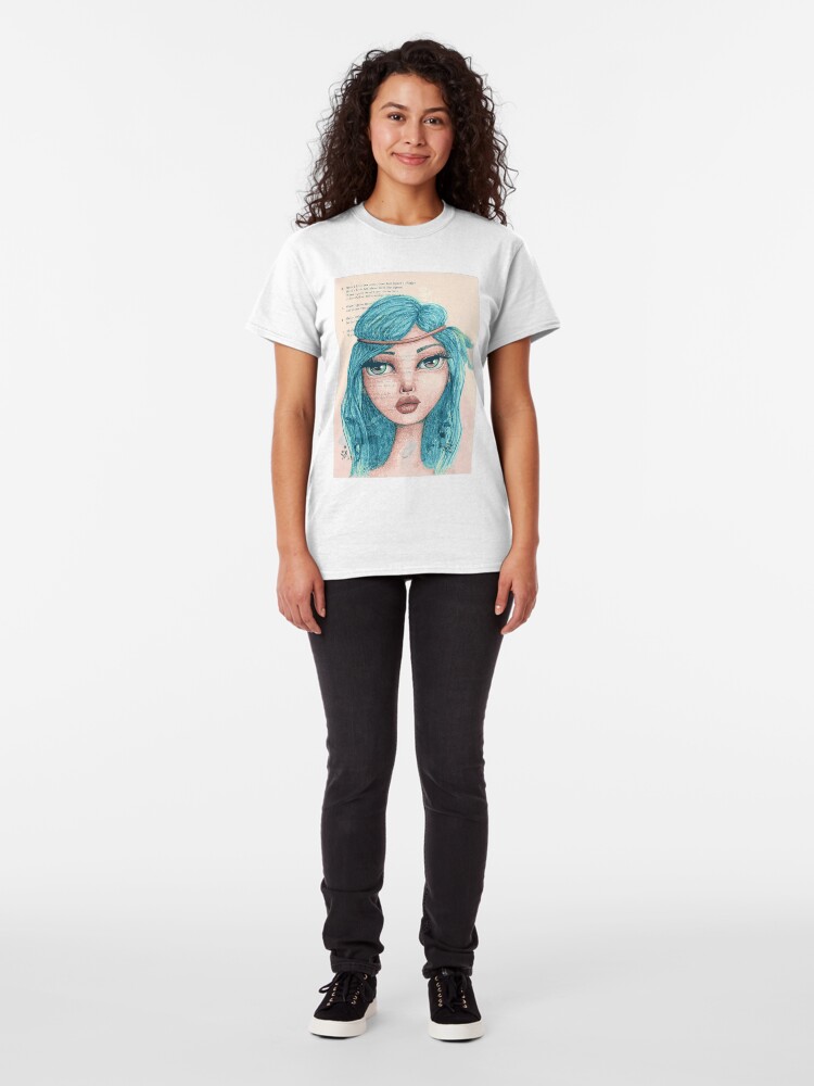 Alternate view of Feathers in Her Hair Classic T-Shirt