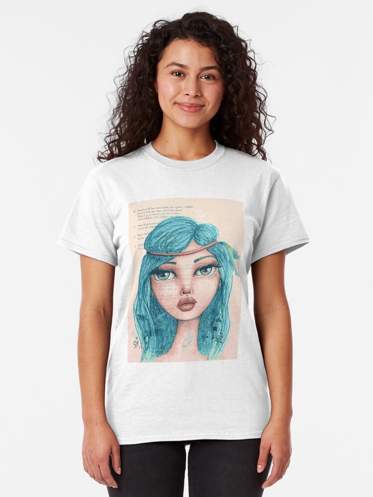 Alternate view of Feathers in Her Hair Classic T-Shirt