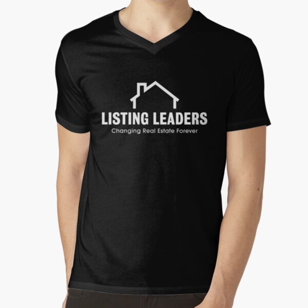 White LL Logo V-Neck T-Shirt