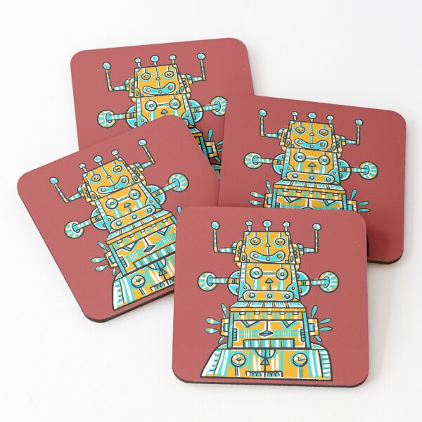 Item preview, Robot totem designed and sold by Gammaraybots.