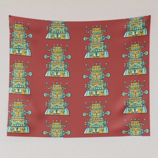 Item preview, Robot totem designed and sold by Gammaraybots.