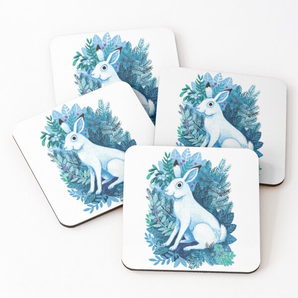 Item preview, Winter Mountain Hare Illustration designed and sold by Aimee Lockwood.