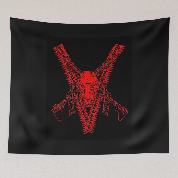 Item preview, BESTIAL WAR METAL RED designed and sold by Alaric  Barca.
