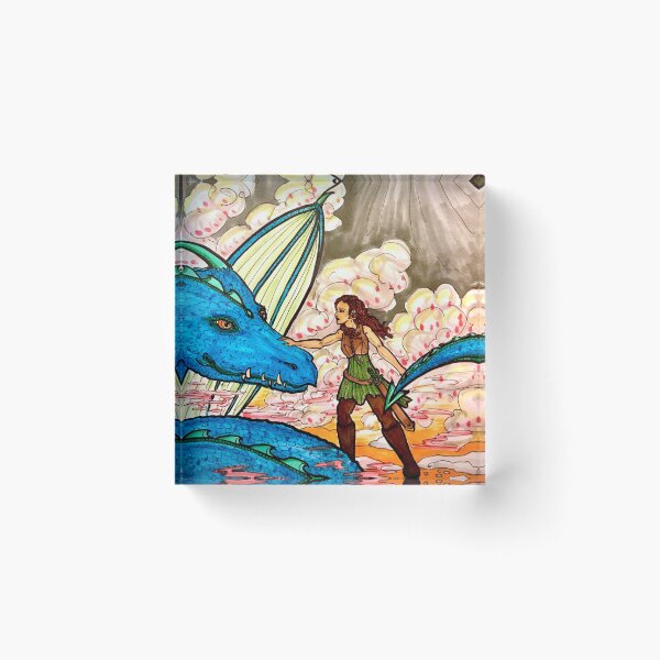 Item preview, Mari and the Dragon designed and sold by MAIMurray.