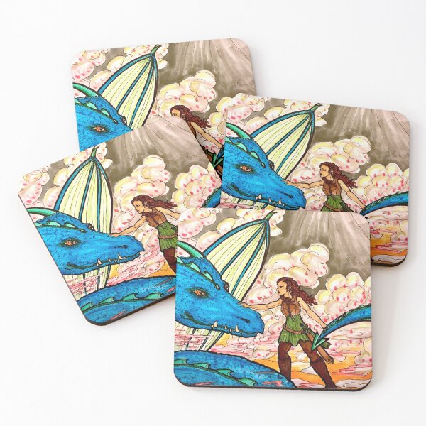 Item preview, Mari and the Dragon designed and sold by MAIMurray.