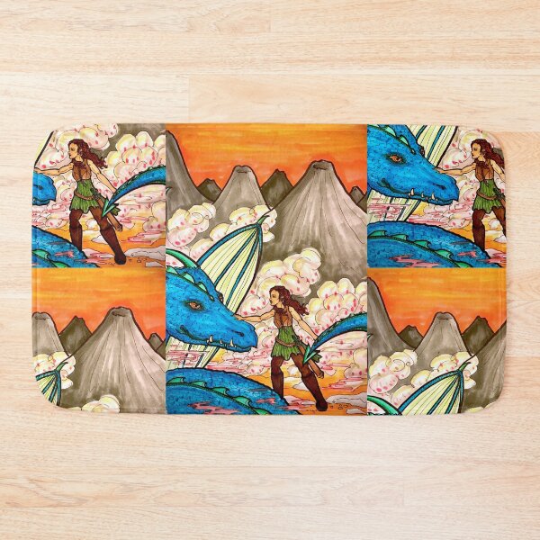 Item preview, Mari and the Dragon designed and sold by MAIMurray.